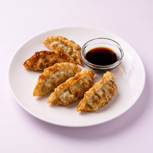 Fried Gyoza.